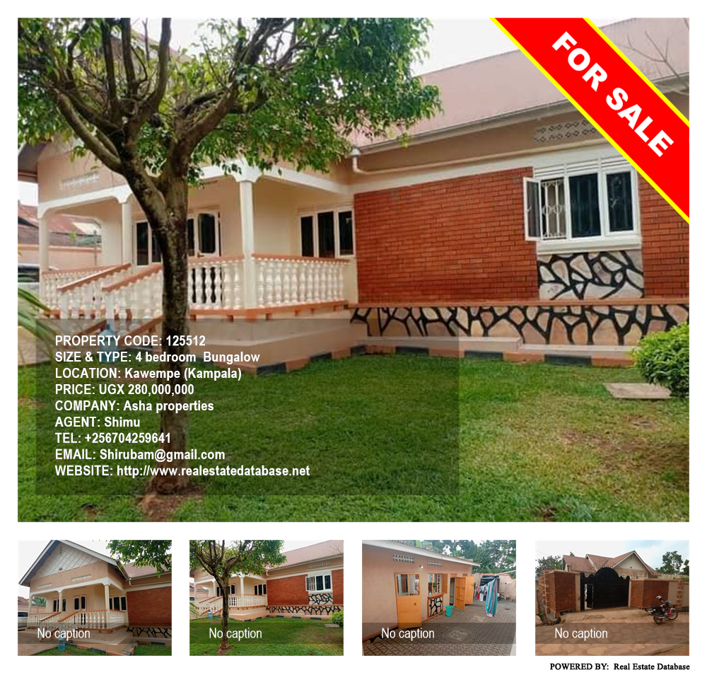 4 bedroom Bungalow  for sale in Kawempe Kampala Uganda, code: 125512