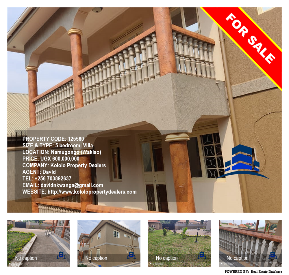 5 bedroom Villa  for sale in Namugongo Wakiso Uganda, code: 125560