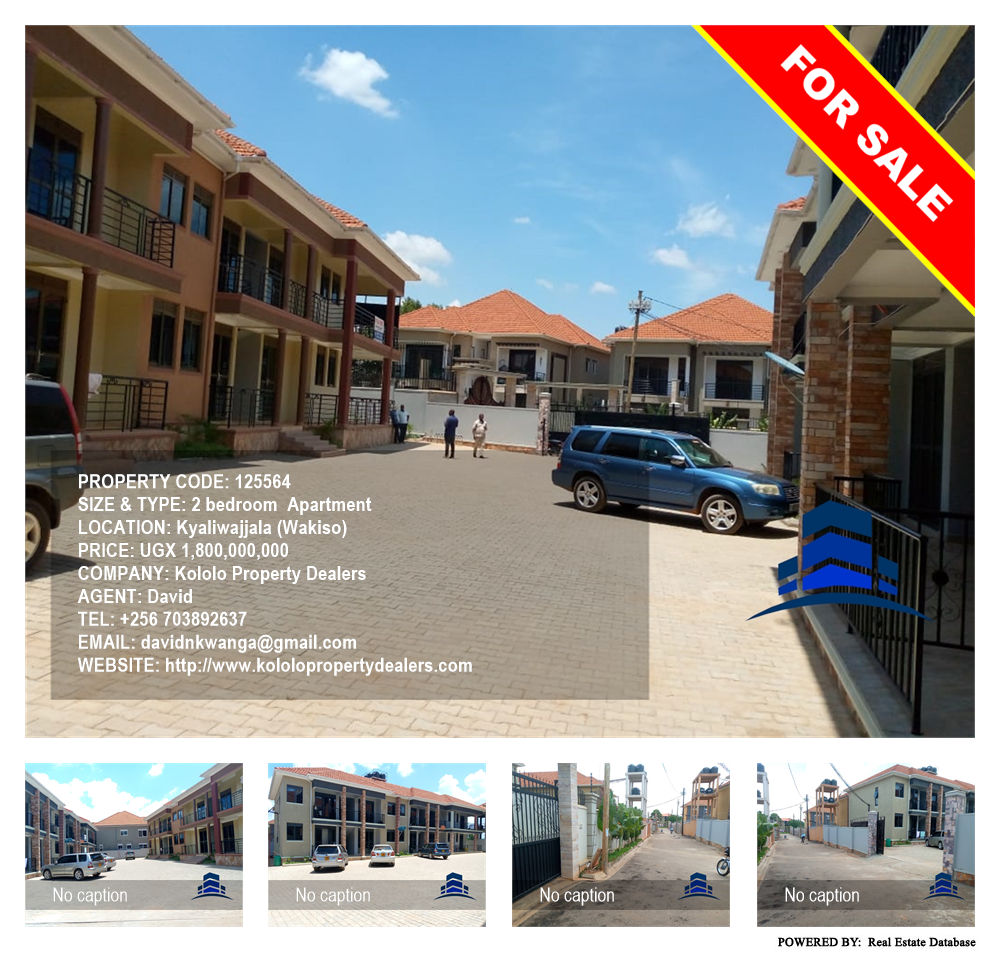2 bedroom Apartment  for sale in Kyaliwajjala Wakiso Uganda, code: 125564