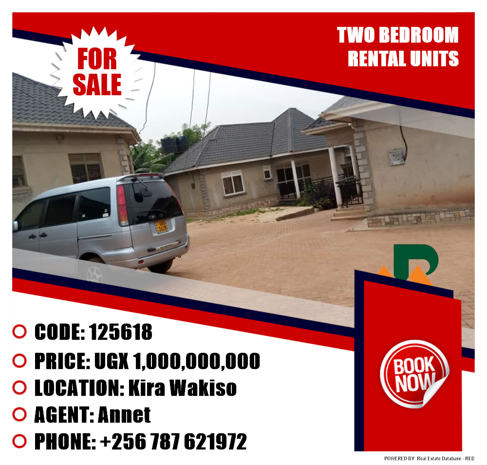 2 bedroom Rental units  for sale in Kira Wakiso Uganda, code: 125618