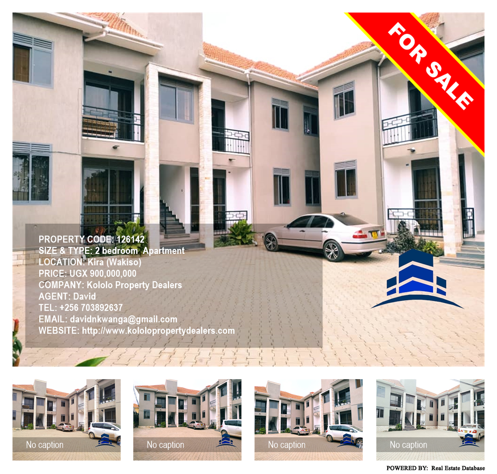 2 bedroom Apartment  for sale in Kira Wakiso Uganda, code: 126142