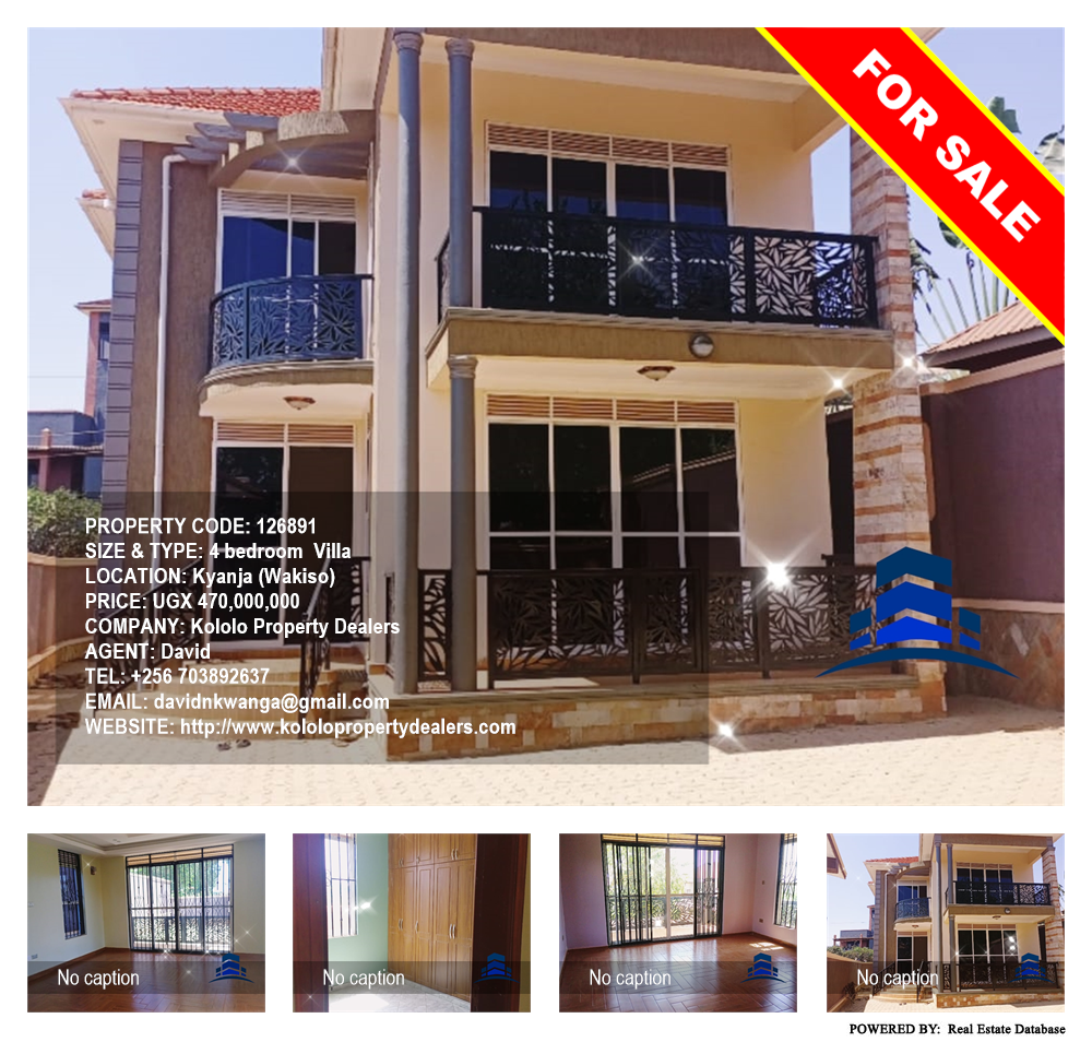 4 bedroom Villa  for sale in Kyanja Wakiso Uganda, code: 126891