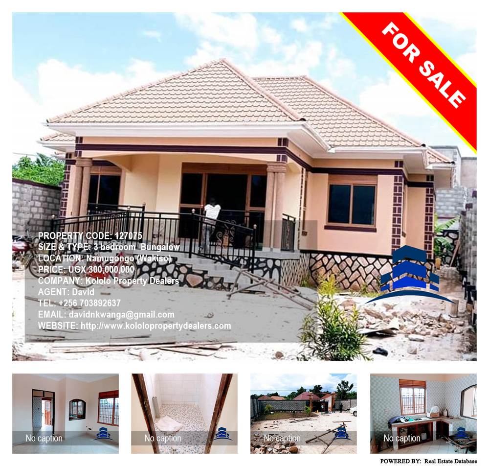 3 bedroom Bungalow  for sale in Namugongo Wakiso Uganda, code: 127075