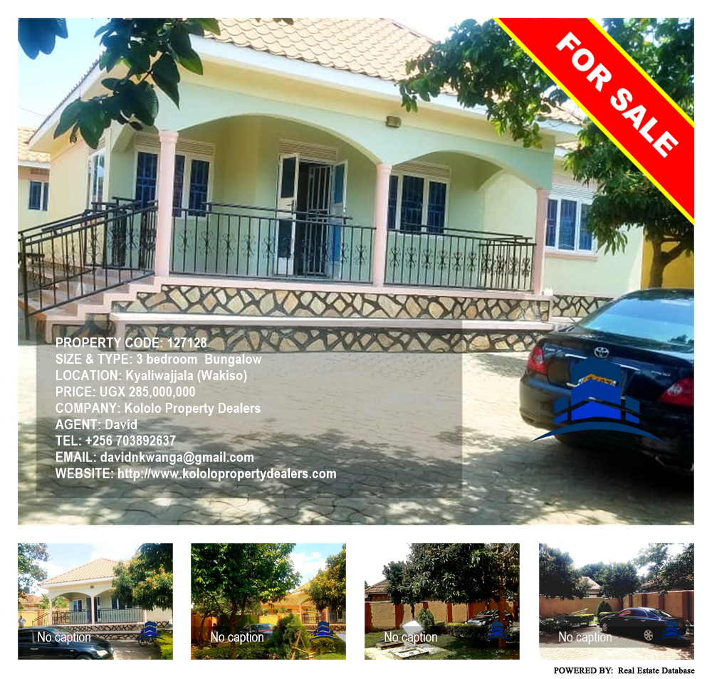 3 bedroom Bungalow  for sale in Kyaliwajjala Wakiso Uganda, code: 127128