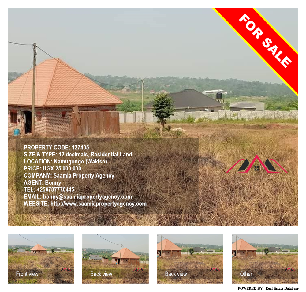 Residential Land  for sale in Namugongo Wakiso Uganda, code: 127405