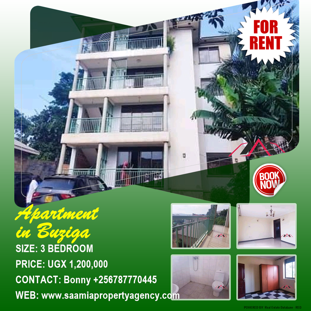 3 bedroom Apartment  for rent in Buziga Kampala Uganda, code: 127567
