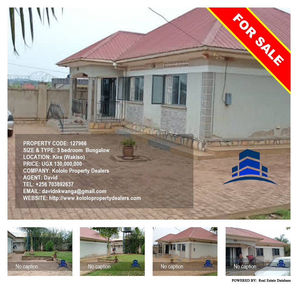 3 bedroom Bungalow  for sale in Kira Wakiso Uganda, code: 127966