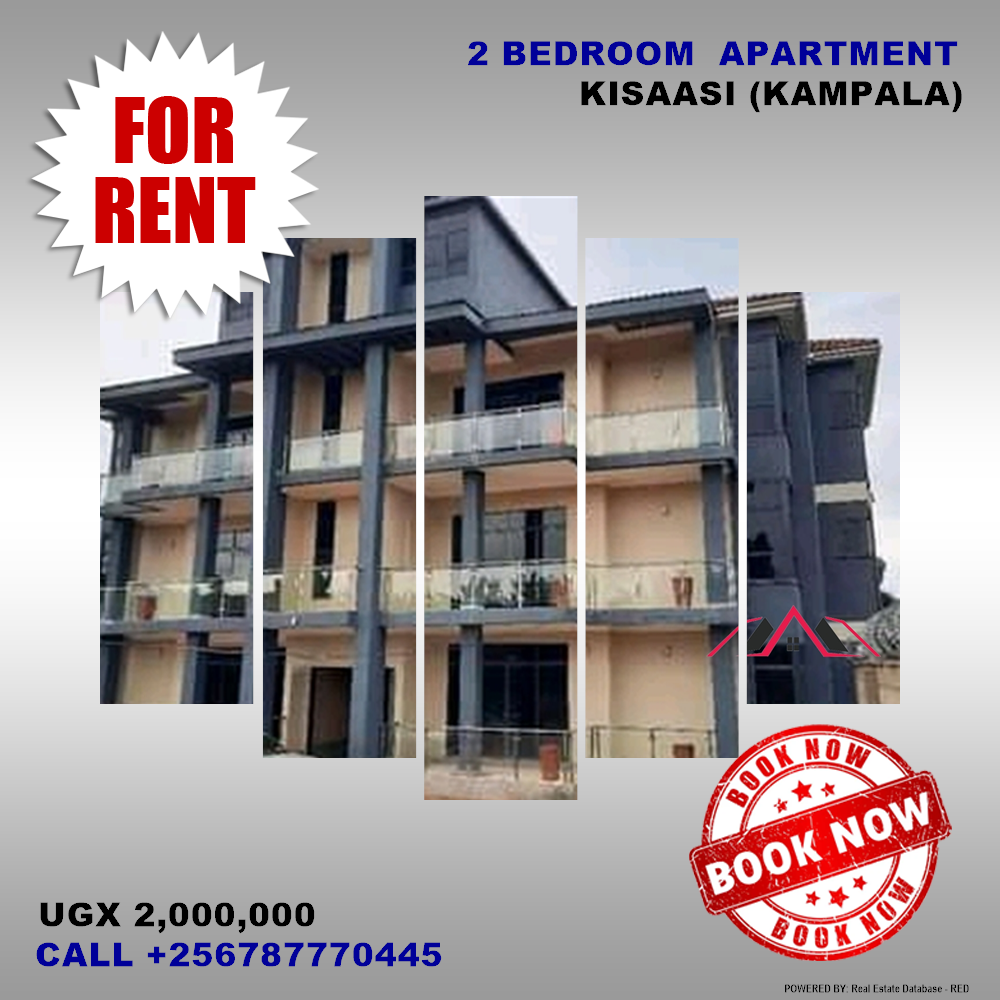 2 bedroom Apartment  for rent in Kisaasi Kampala Uganda, code: 127985