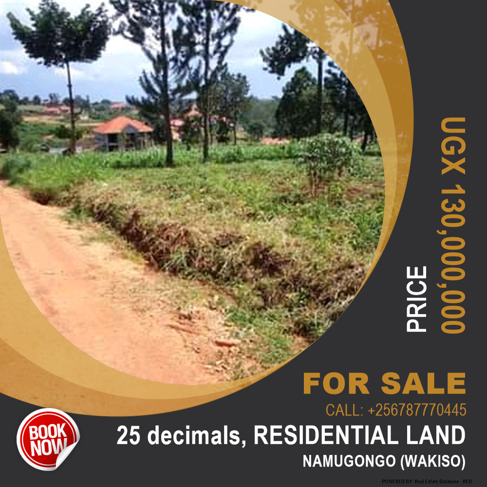 Residential Land  for sale in Namugongo Wakiso Uganda, code: 128015