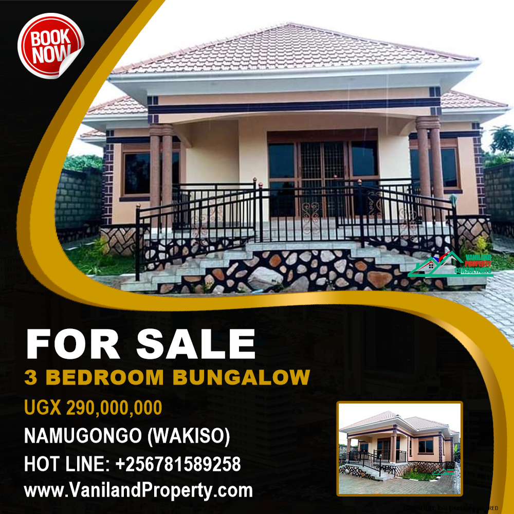 3 bedroom Bungalow  for sale in Namugongo Wakiso Uganda, code: 128160