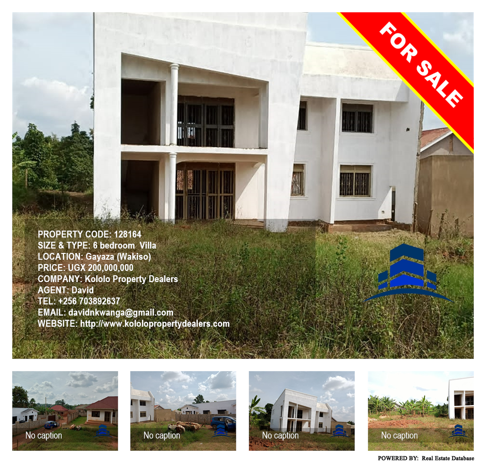 6 bedroom Villa  for sale in Gayaza Wakiso Uganda, code: 128164