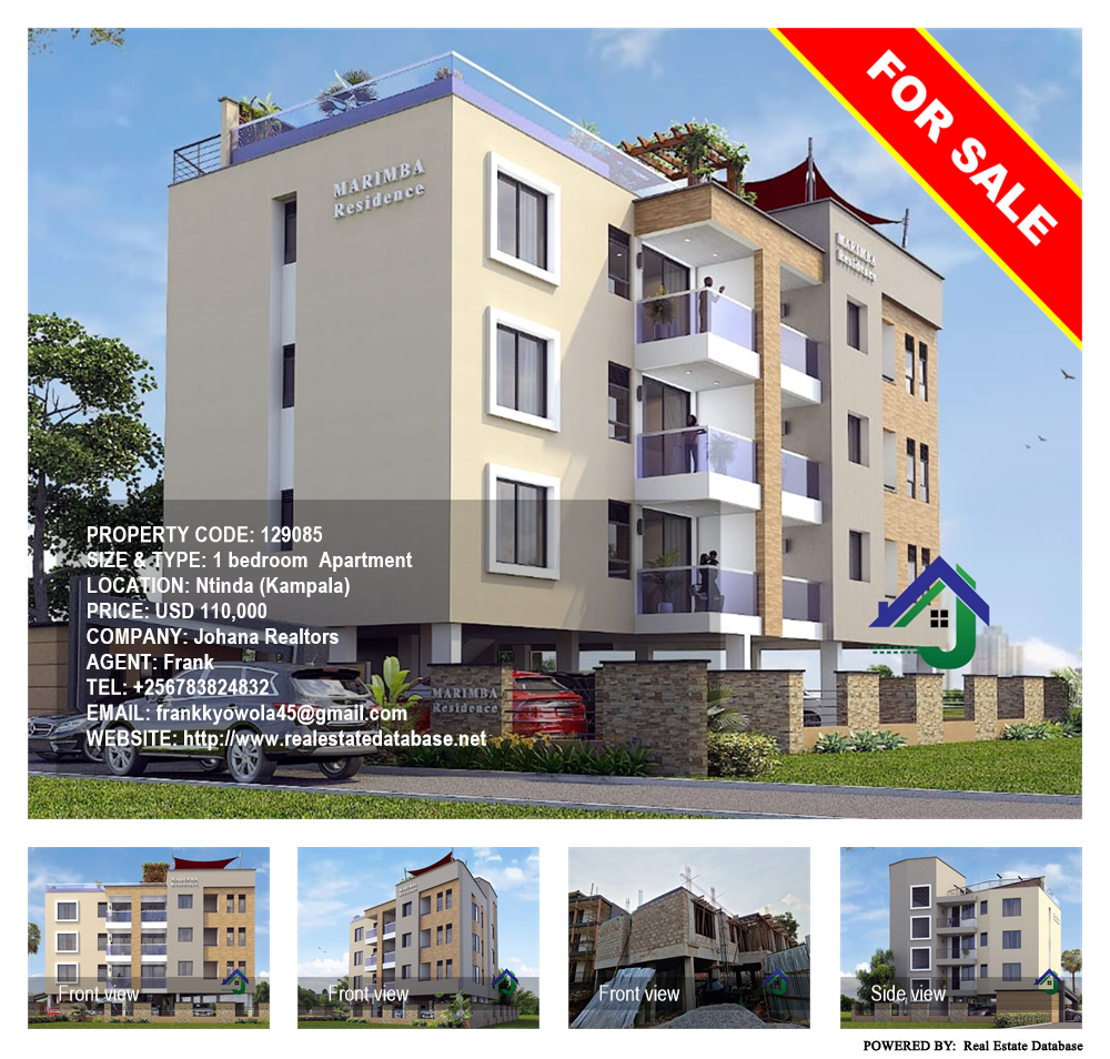 1 bedroom Apartment  for sale in Ntinda Kampala Uganda, code: 129085