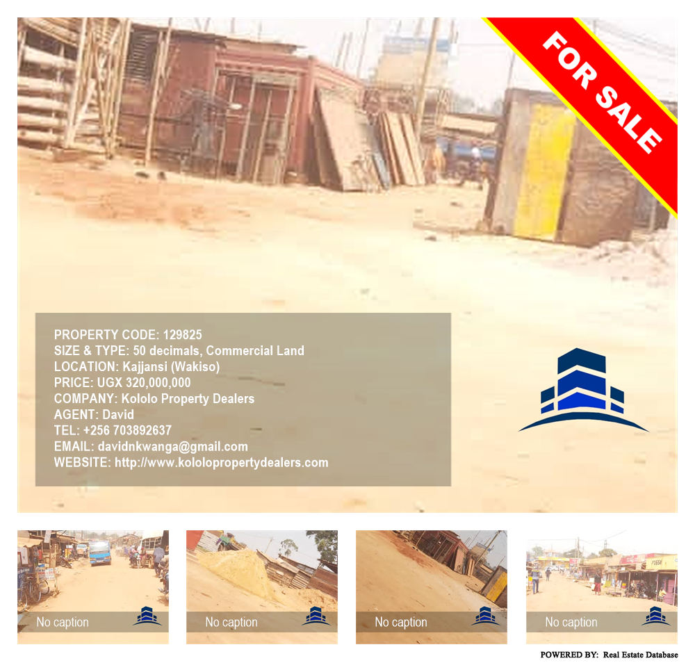 Commercial Land  for sale in Kajjansi Wakiso Uganda, code: 129825