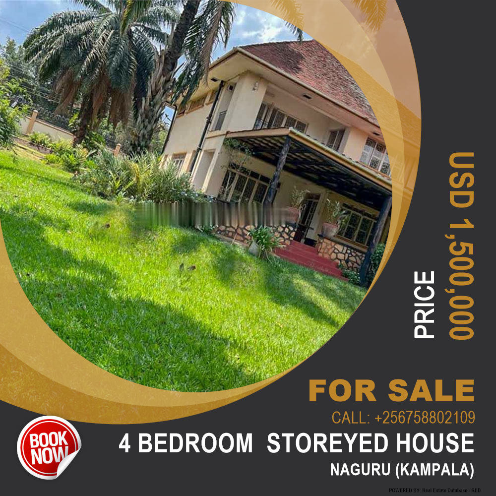 4 bedroom Storeyed house  for sale in Naguru Kampala Uganda, code: 129865