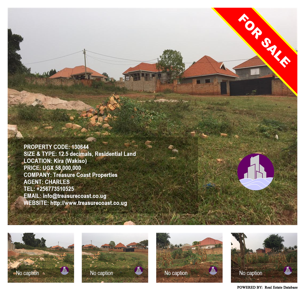 Residential Land  for sale in Kira Wakiso Uganda, code: 130644