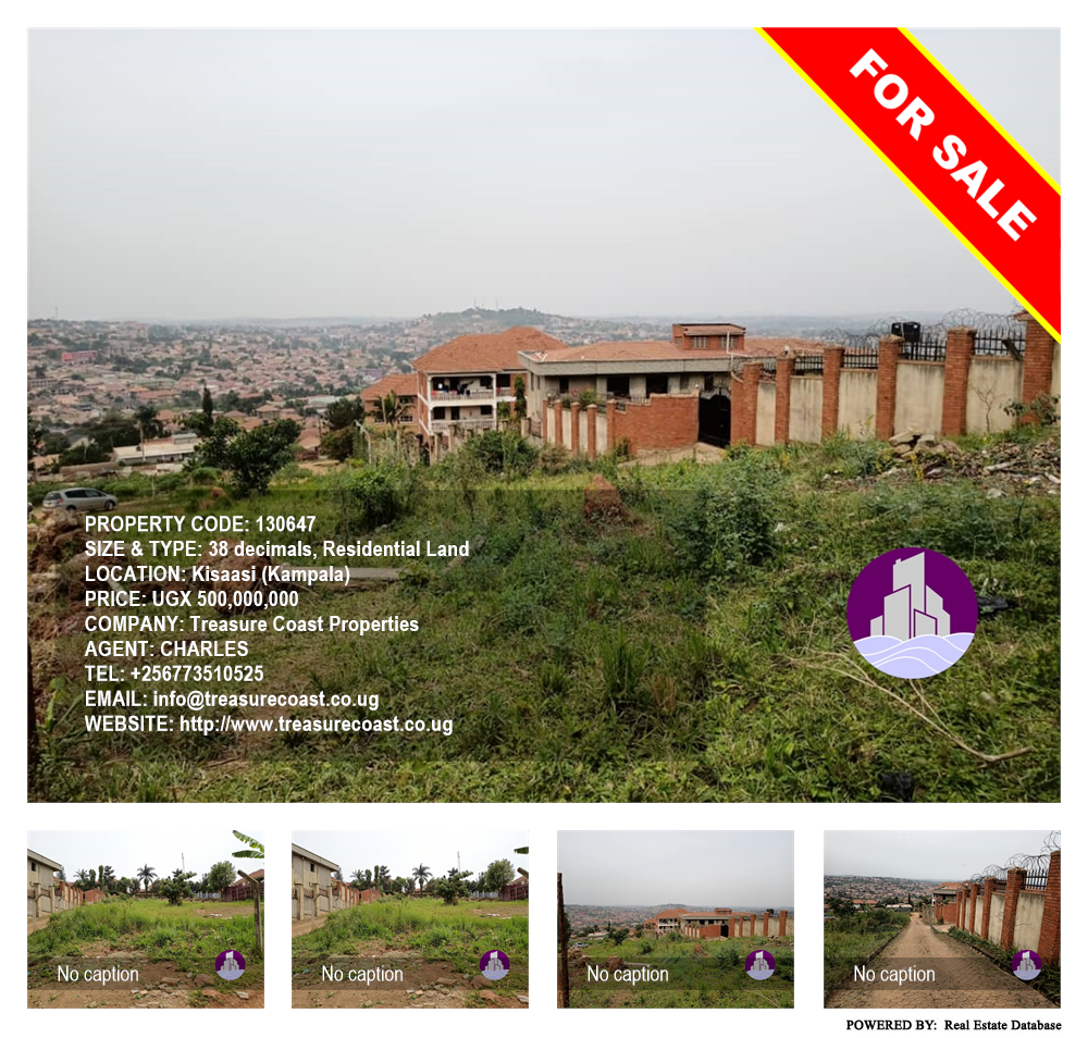 Residential Land  for sale in Kisaasi Kampala Uganda, code: 130647