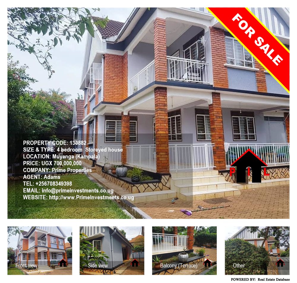 4 bedroom Storeyed house  for sale in Muyenga Kampala Uganda, code: 130882