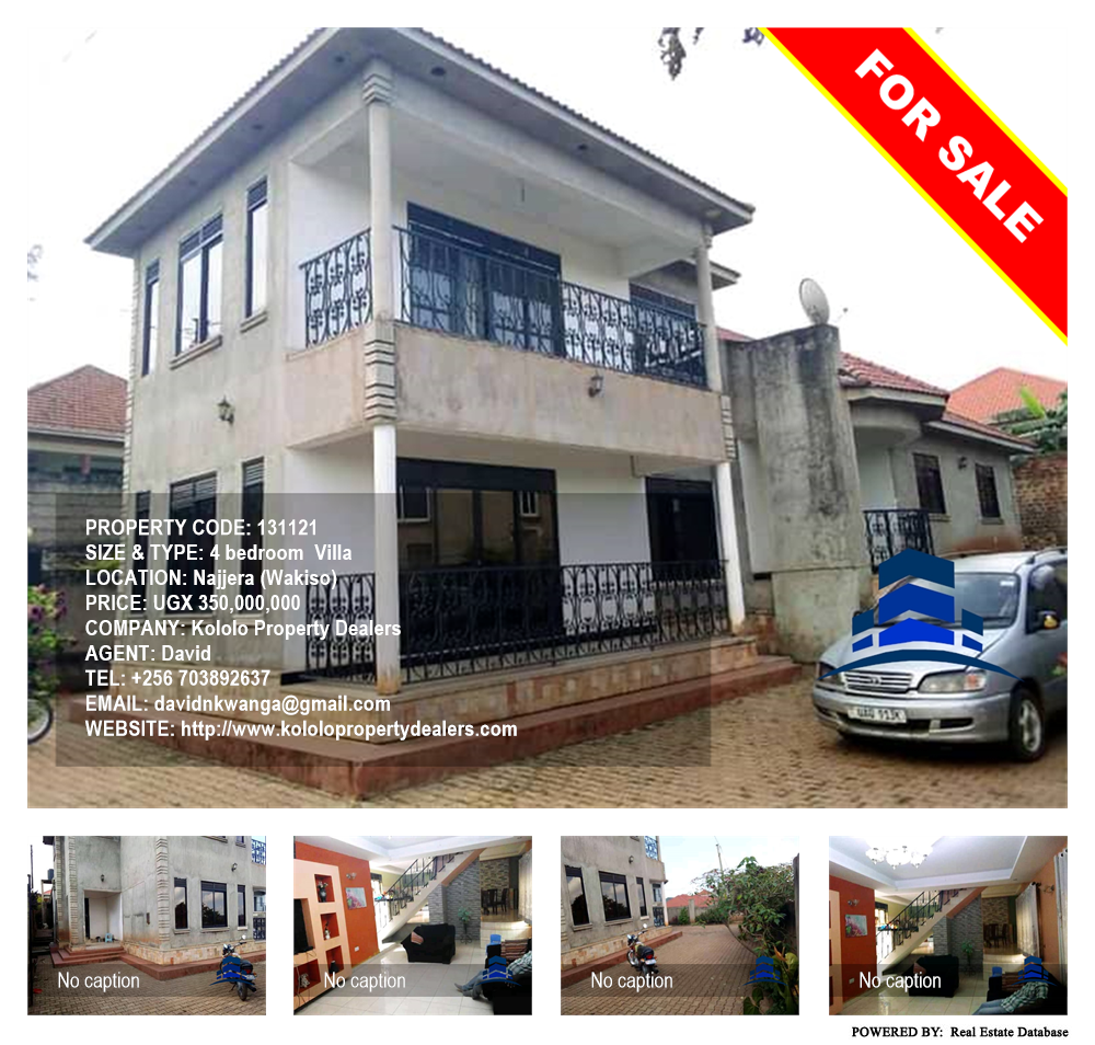 4 bedroom Villa  for sale in Najjera Wakiso Uganda, code: 131121