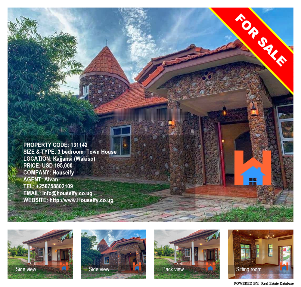 3 bedroom Town House  for sale in Kajjansi Wakiso Uganda, code: 131142