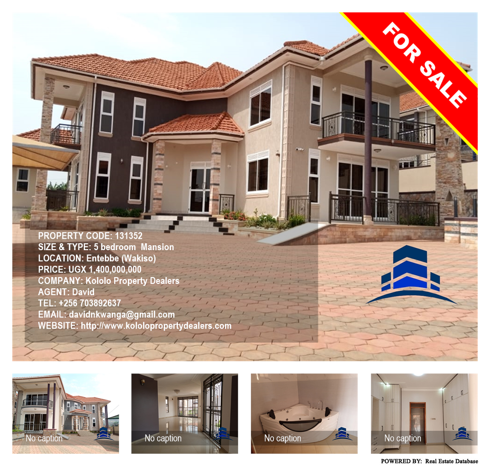 5 bedroom Mansion  for sale in Entebbe Wakiso Uganda, code: 131352