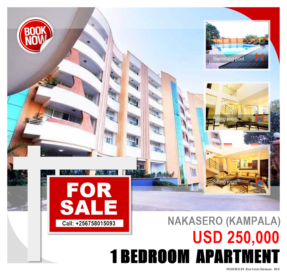 1 bedroom Apartment  for sale in Nakasero Kampala Uganda, code: 131635