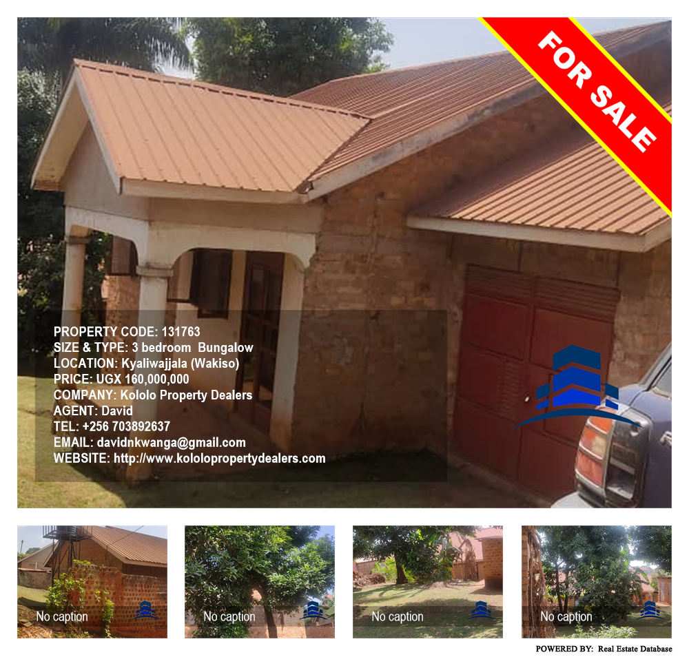 3 bedroom Bungalow  for sale in Kyaliwajjala Wakiso Uganda, code: 131763