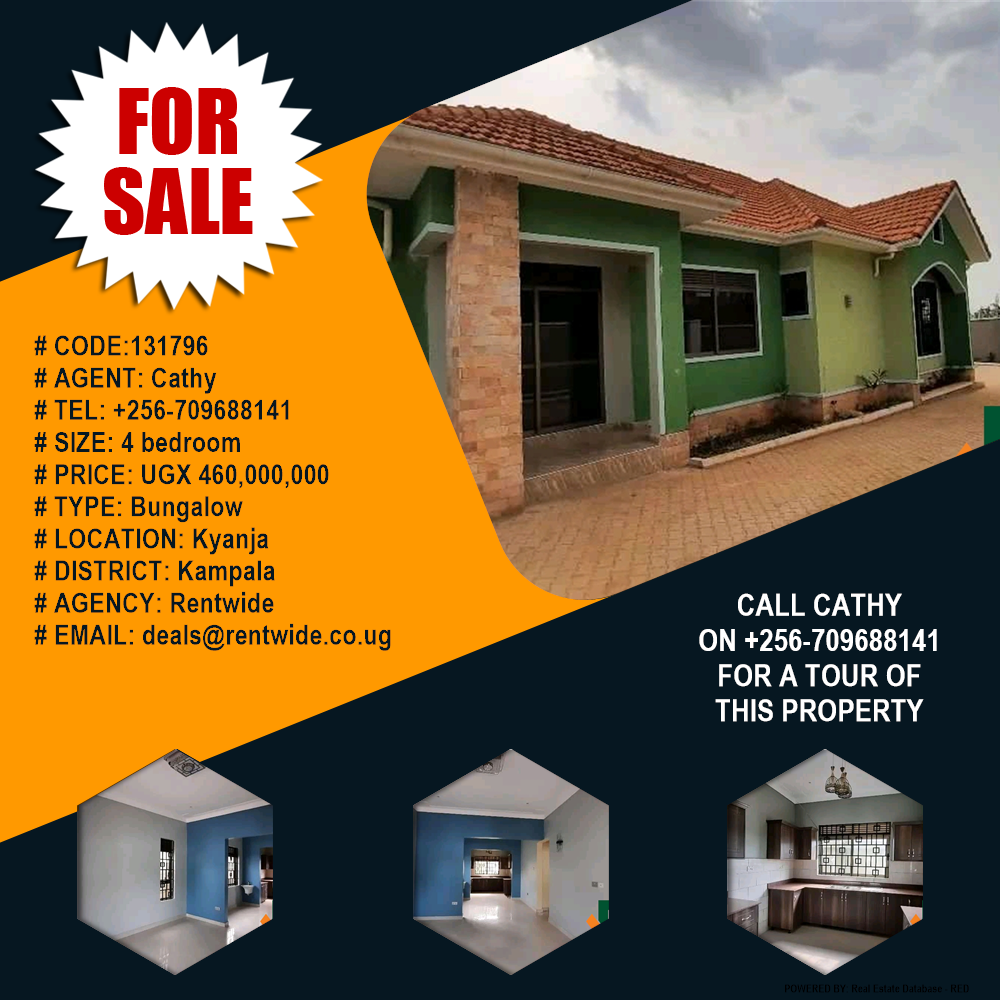 4 bedroom Bungalow  for sale in Kyanja Kampala Uganda, code: 131796