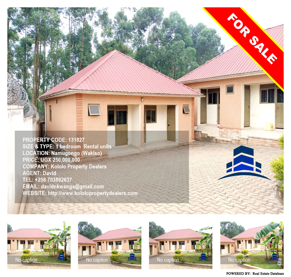 1 bedroom Rental units  for sale in Namugongo Wakiso Uganda, code: 131827