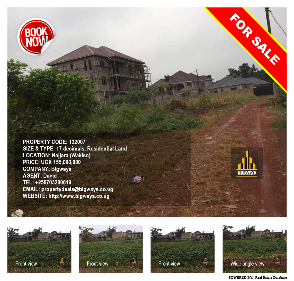 Residential Land  for sale in Najjera Wakiso Uganda, code: 132007