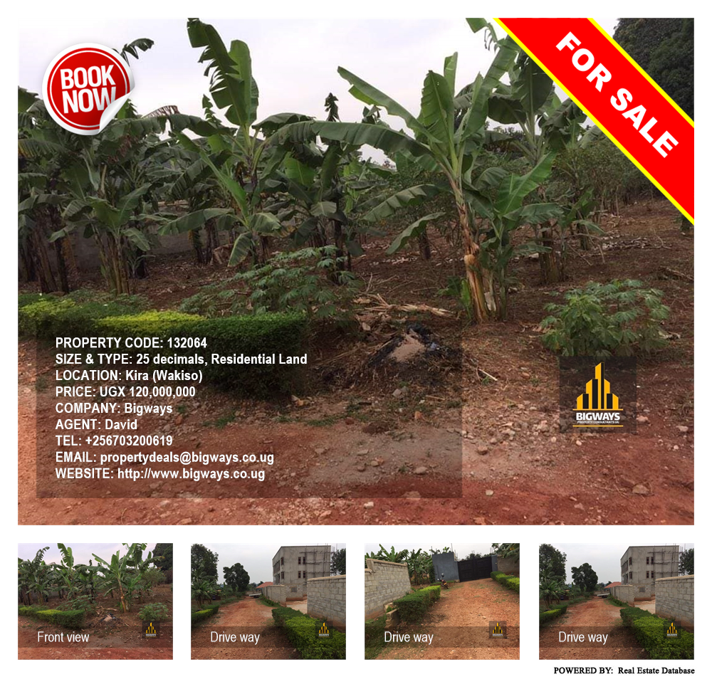 Residential Land  for sale in Kira Wakiso Uganda, code: 132064