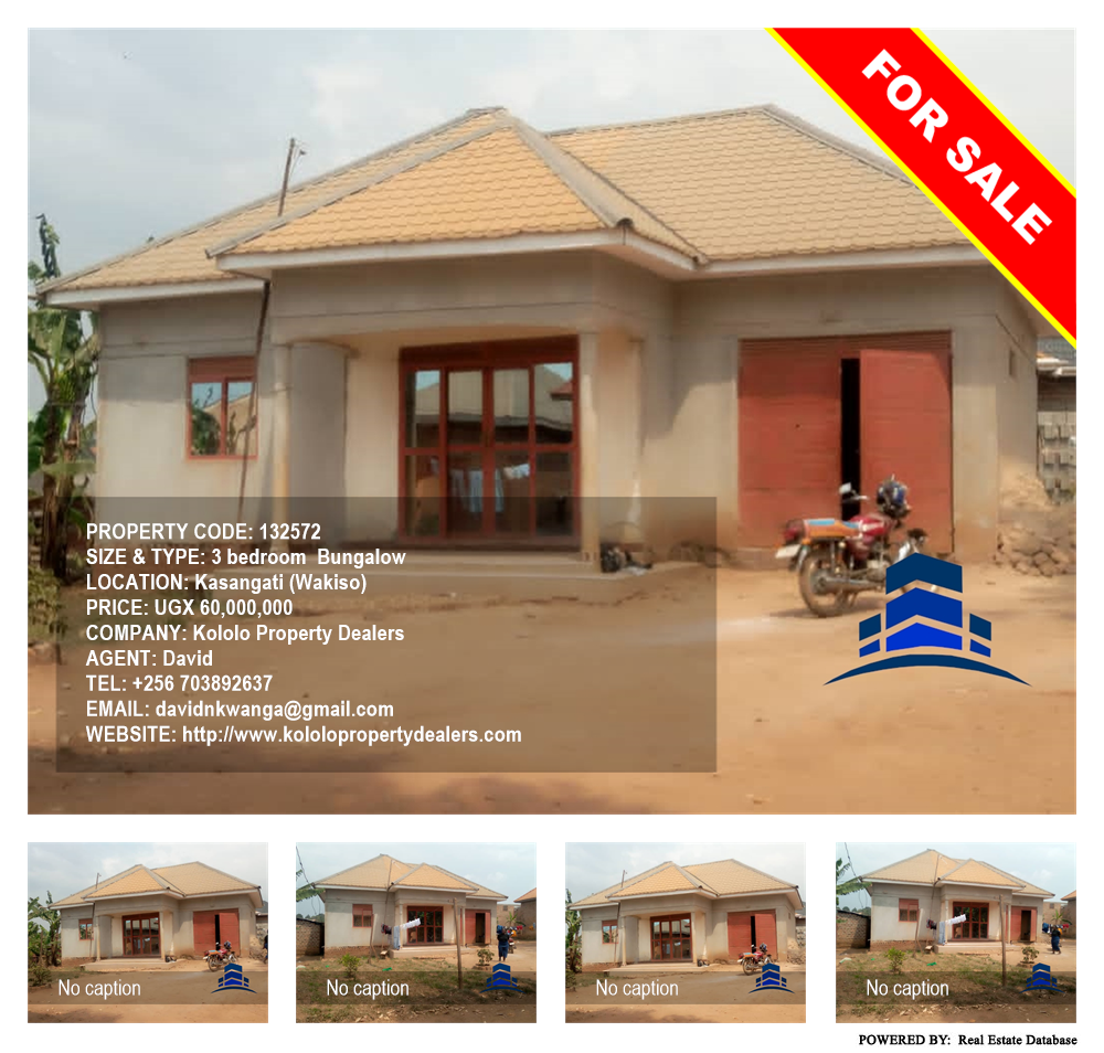 3 bedroom Bungalow  for sale in Kasangati Wakiso Uganda, code: 132572