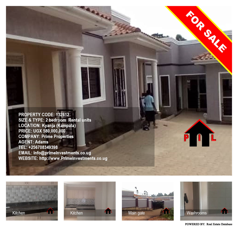 2 bedroom Rental units  for sale in Kyanja Kampala Uganda, code: 132612