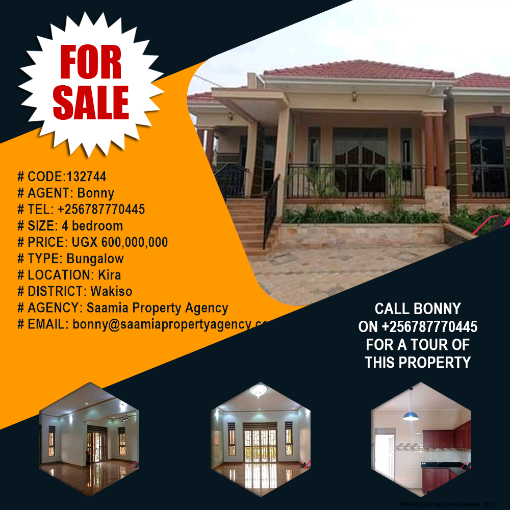 4 bedroom Bungalow  for sale in Kira Wakiso Uganda, code: 132744