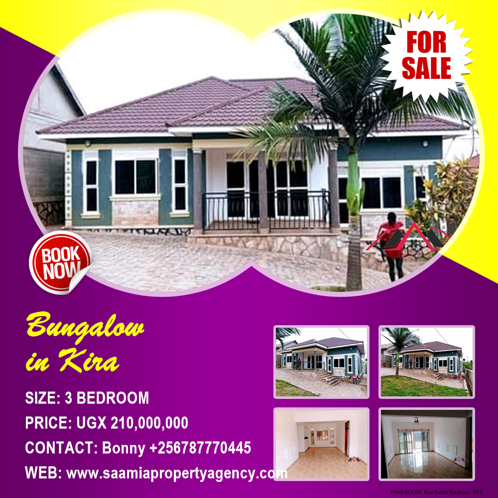 3 bedroom Bungalow  for sale in Kira Wakiso Uganda, code: 132749