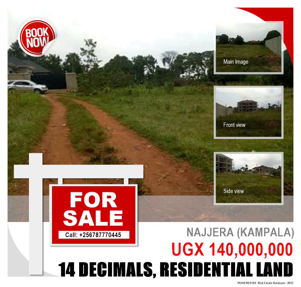 Residential Land  for sale in Najjera Kampala Uganda, code: 133247