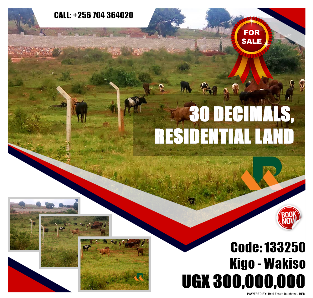 Residential Land  for sale in Kigo Wakiso Uganda, code: 133250
