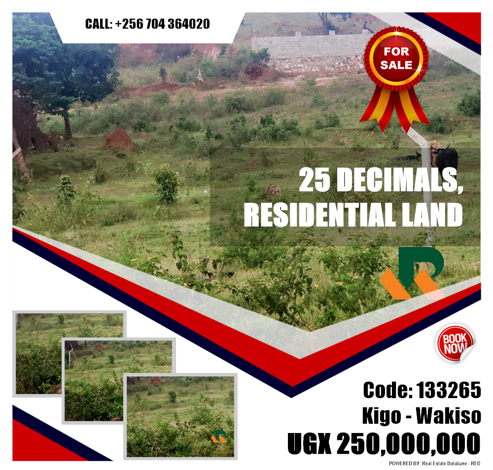 Residential Land  for sale in Kigo Wakiso Uganda, code: 133265