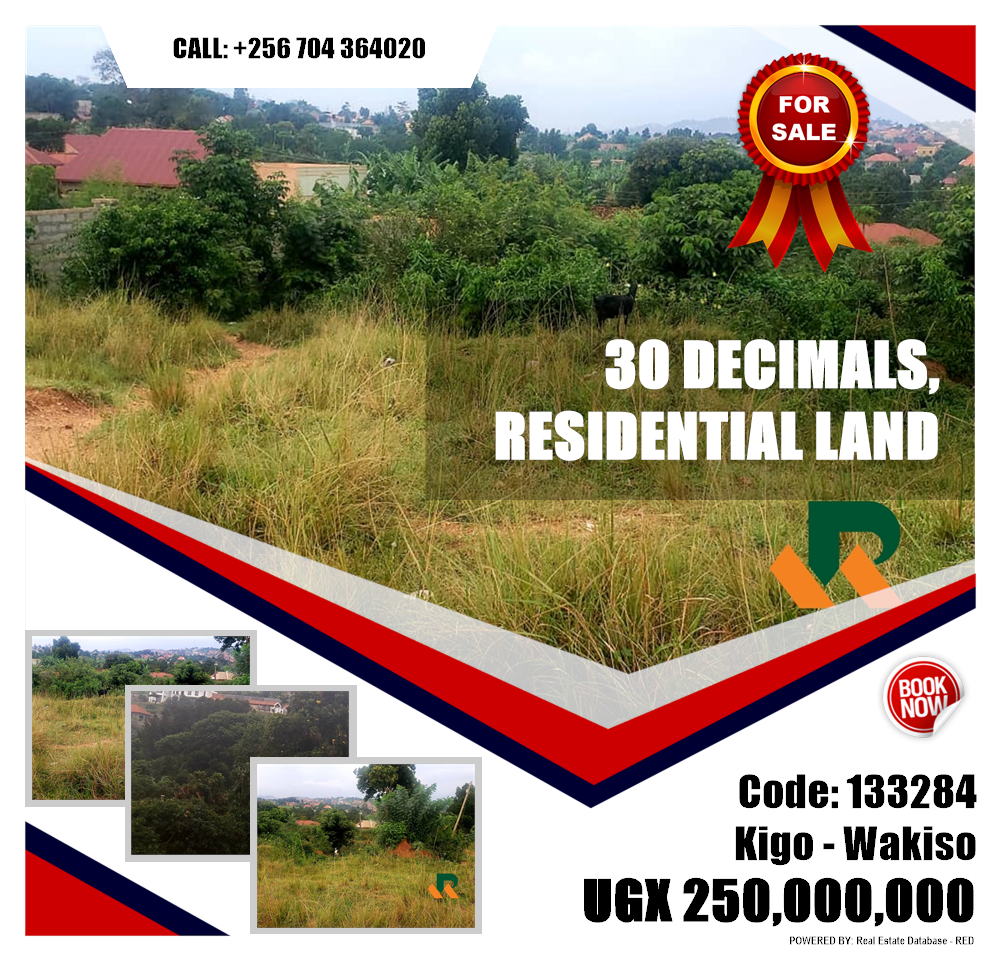 Residential Land  for sale in Kigo Wakiso Uganda, code: 133284