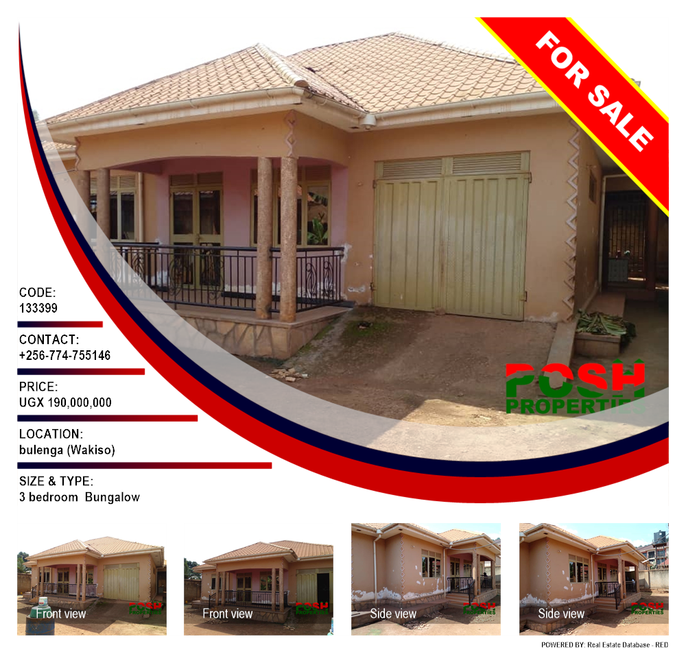 3 bedroom Bungalow  for sale in Bulenga Wakiso Uganda, code: 133399