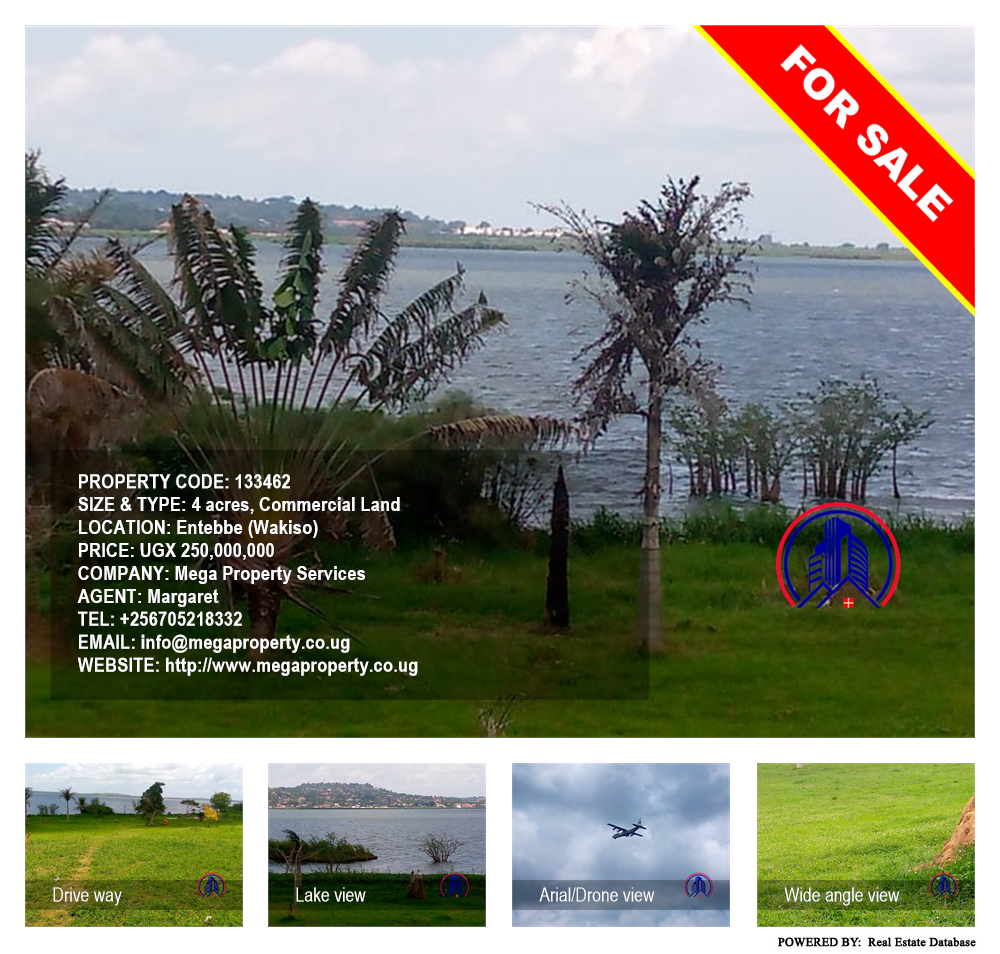 Commercial Land  for sale in Entebbe Wakiso Uganda, code: 133462