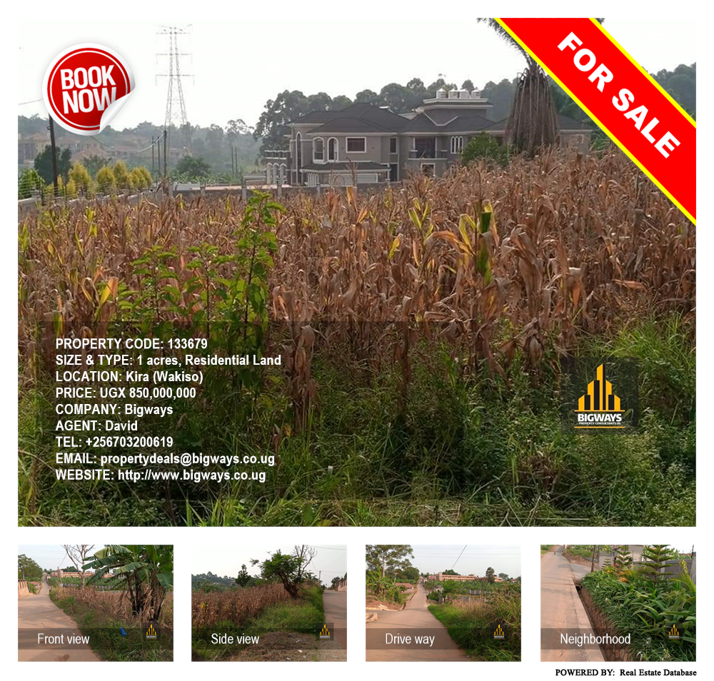 Residential Land  for sale in Kira Wakiso Uganda, code: 133679