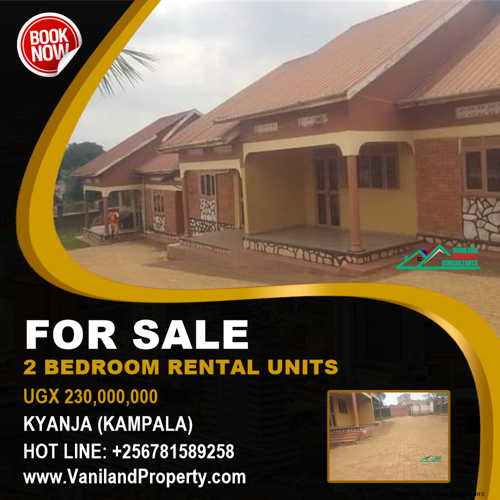 2 bedroom Rental units  for sale in Kyanja Kampala Uganda, code: 133841