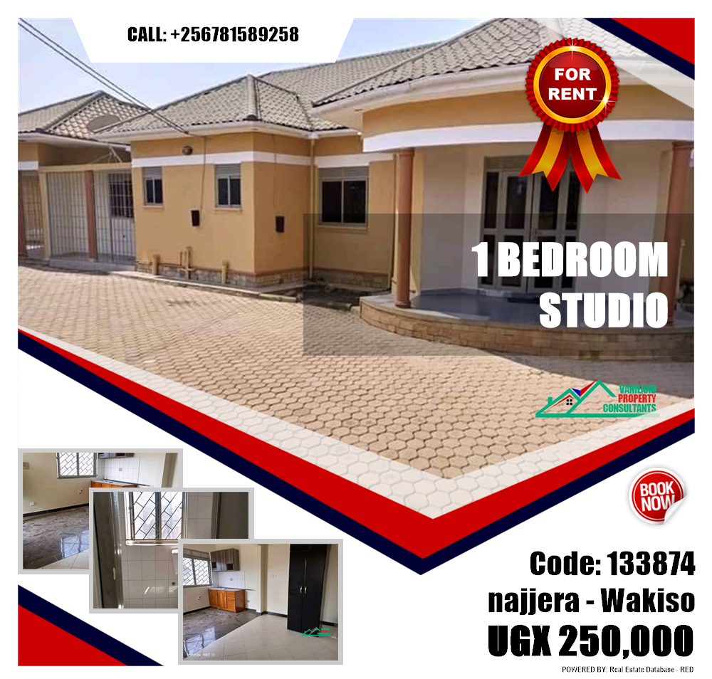 1 bedroom Studio  for rent in Najjera Wakiso Uganda, code: 133874