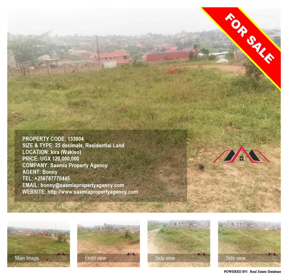 Residential Land  for sale in Kira Wakiso Uganda, code: 133904