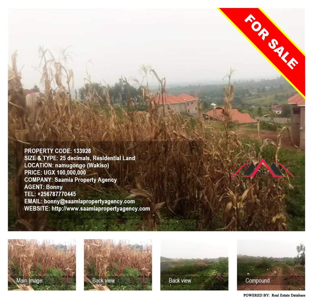 Residential Land  for sale in Namugongo Wakiso Uganda, code: 133928