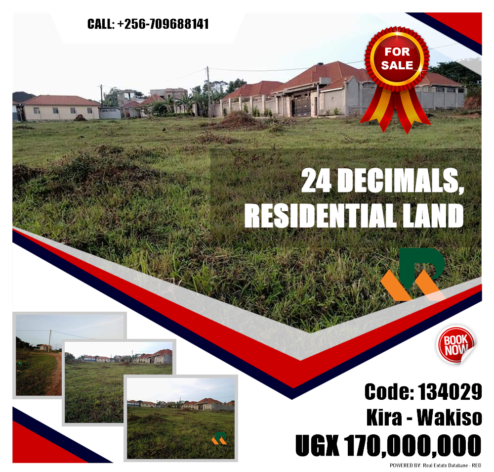 Residential Land  for sale in Kira Wakiso Uganda, code: 134029