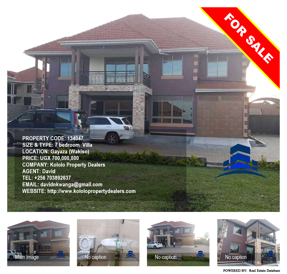7 bedroom Villa  for sale in Gayaza Wakiso Uganda, code: 134047