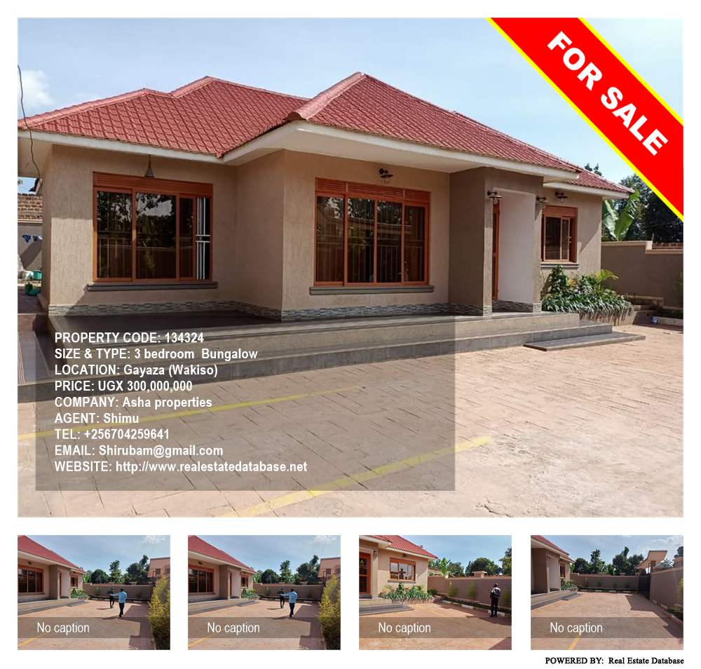 3 bedroom Bungalow  for sale in Gayaza Wakiso Uganda, code: 134324