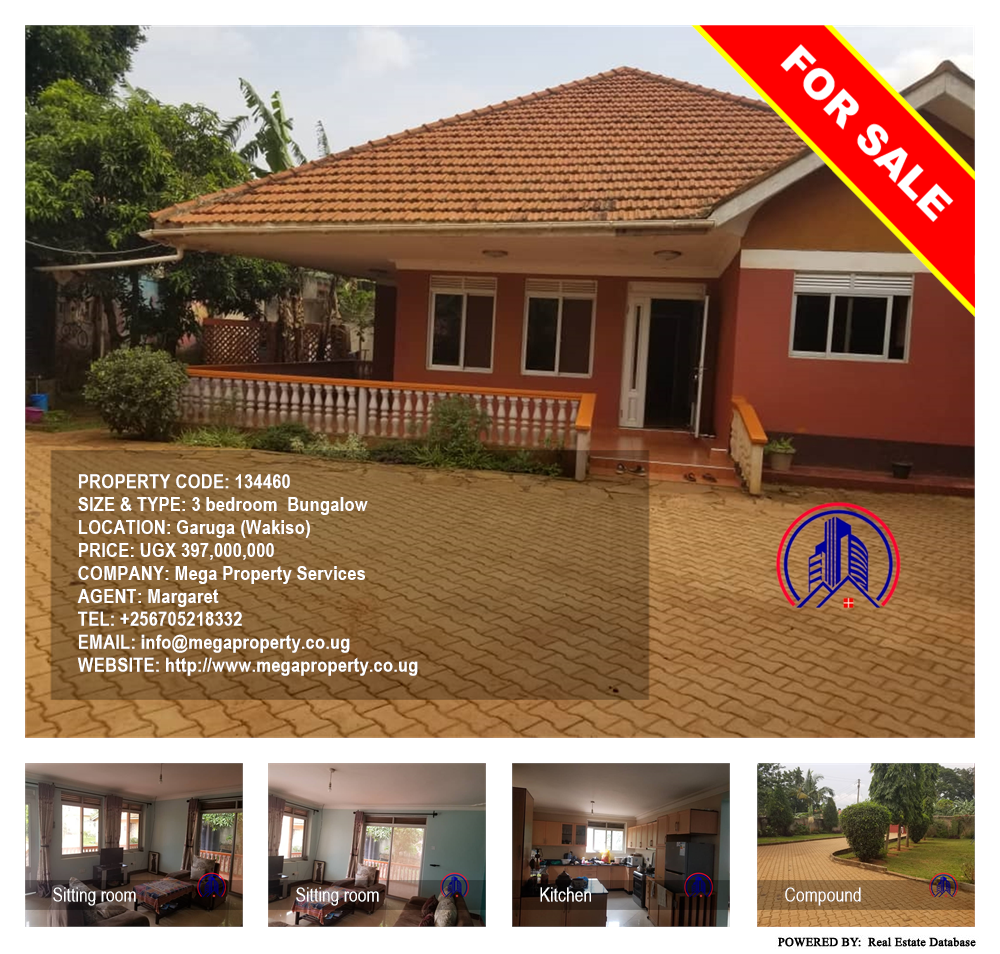3 bedroom Bungalow  for sale in Garuga Wakiso Uganda, code: 134460