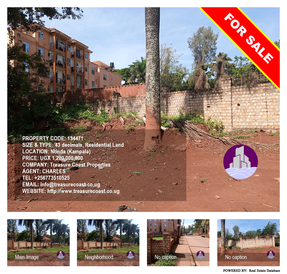 Residential Land  for sale in Ntinda Kampala Uganda, code: 134471